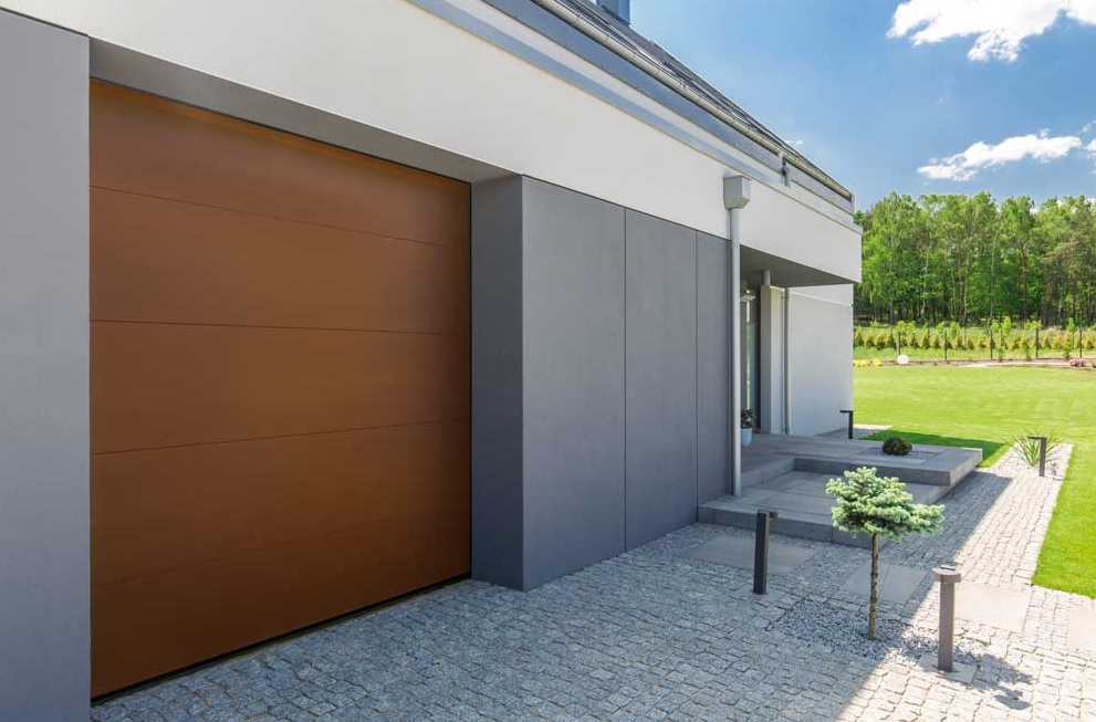 Usa de garaj OPTIMAL L 40 Stejar auriu